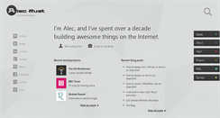 Desktop Screenshot of alecrust.com