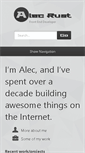 Mobile Screenshot of alecrust.com
